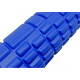 Массажный ролик (валик) EasyFit Grid Roller Mini, Длина 30 см, Диаметр 10 см, Пена EVA с массажной поверхностью 3D, для МФР, фитнеса, йоги и реабилитации, Синий