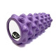 Массажный ролик (валик) EasyFit Grid Roller Extreme, Длина 33 см, Диаметр 14 см, Каркас из высокопрочного пластика, Пена EVA с массажной поверхностью 3D, для МФР, фитнеса, йоги и реабилитации, Фиолетовый