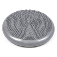 Балансировочная массажная подушка EasyFit, Диаметр 33 см, Максимальная нагрузка 120 кг, Резина, Серый