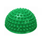Полусфера массажная киндербол EasyFit, Жесткая, Диаметр 15 см, Высота 8 см, Резина, Зеленый