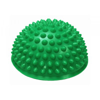 Півсфера масажна кіндербол EasyFit, Жорстка, Діаметр 15 см, Висота 8 см, Гума, Зелений
