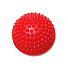 Полусфера массажная киндербол EasyFit, Жесткая, Диаметр 15 см, Высота 8 см, Резина, Красный