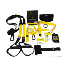 Петли TRX PRO Pack-3 CLUB (P3) (подвесные тренировочные петли), Длина 110-230 см, Ширина строп 3,8 см, Максимальный вес 160 кг, Желто-чёрный