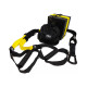 Петли TRX PRO Pack-3 CLUB (P3) (подвесные тренировочные петли), Длина 110-230 см, Ширина строп 3,8 см, Максимальный вес 160 кг, Желто-чёрный