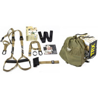 Петли TRX Tactical Gym T4 (подвесные тренировочные петли), Длина 110-230 см, Ширина строп 3,8 см, Максимальный вес 180 кг, Удлинитель TRX Xtender 97 см, хаки