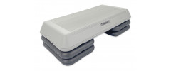 Степ-платформа EasyFit Step-С 3-ступінчата, Макс. навантаження 250 кг, Довжина 72 см, Ширина 32,5 см, Пластик, Сірий