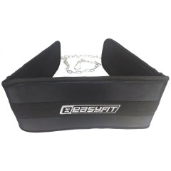 Пояс EasyFit для отягощений, размер M, 150 кг, оксфорд/сталь, черный
