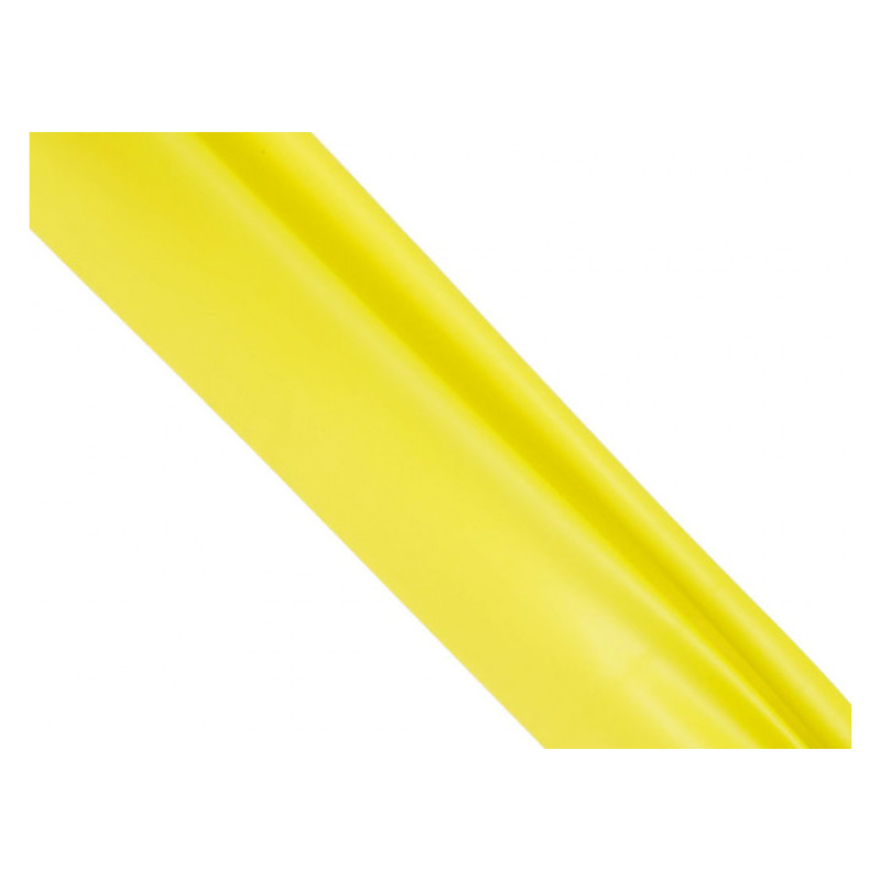 Эластичная лента (фитнес резинка, эспандер) EasyFit для пилатеса и йоги, Длина 150 см, Ширина 15 см, Толщина 0,5 мм, Латекс, Желтый