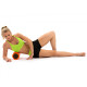 Масажний ролик EasyFit Solid Roller v.1.1s, Довжина 33 см, Діаметр 13,5 см, EVA-піна, Помаранчевий
