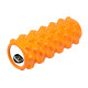 Массажный ролик (валик) EasyFit Grid Roller Extreme, Длина 33 см, Диаметр 14 см, Каркас из высокопрочного пластика, Пена EVA с массажной поверхностью 3D, для МФР, фитнеса, йоги и реабилитации, Оранжевый
