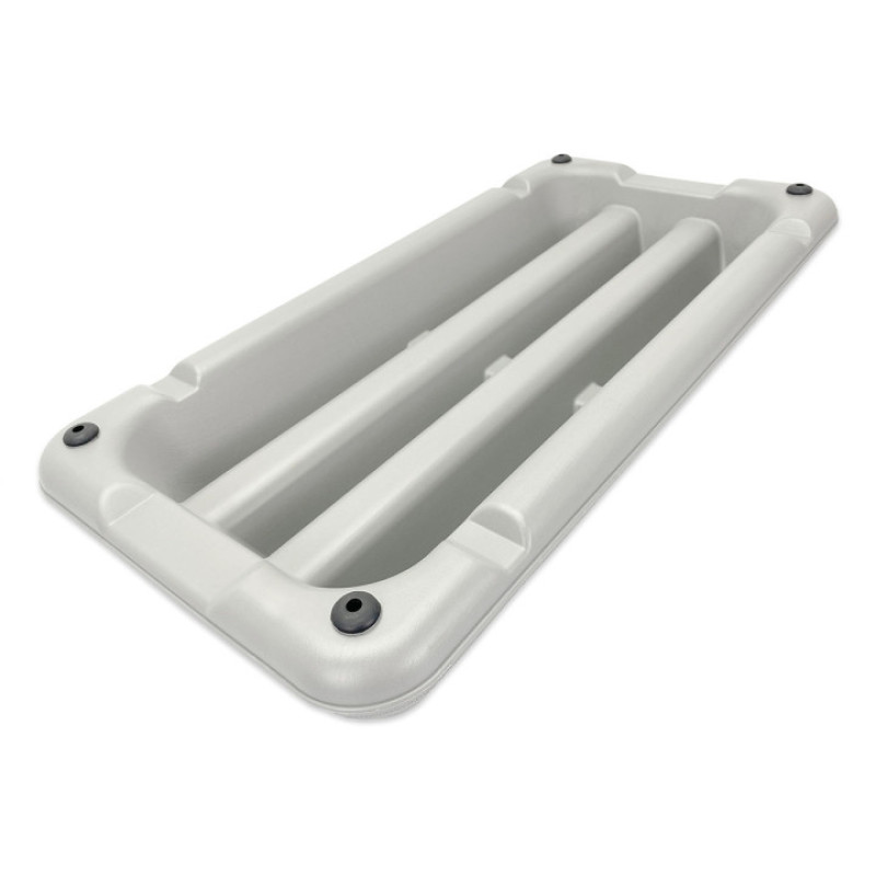 Степ-платформа EasyFit Step-С 3-ступінчата, Максимальне навантаження 250 кг, Довжина 72 см, Ширина 32,5 см, Пластик, Сірий