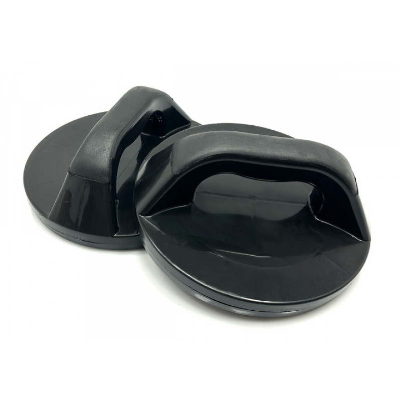 Упоры для отжиманий EasyFit Push Up Pro, Максимальная нагрузка 130 кг, ABS-пластик, Черный