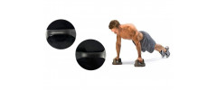 Упори для віджимань EasyFit Push Up Pro, Макс. навантаження 130 кг, ABS-пластик, Чорний