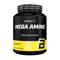 Амінокислоти, Mega Amino, BioTech, 500 таблеток