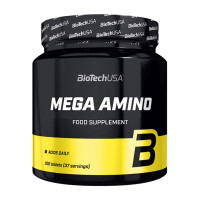 Амінокислоти, Mega Amino, BioTech, 300 таблеток