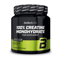 Креатин, 100% Creatine Monohydrate (банка), BioTech, 500 г (Без вкуса)