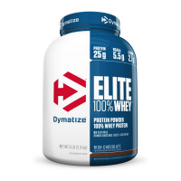 Сироватковий протеїн, Elite 100% Whey Protein, Dymatize, 2,3 кг (Кава мокко)