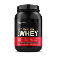 Сироватковий протеїн, 100% Whey Gold Standard, Optimum Nutrition, 909 г (Ванільне морозиво)