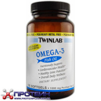 Омега-3, Omega 3, Twinlab, 50 капсул