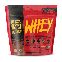 Сироватковий протеїн, Mutant Whey, Mutant, 2,27 кг (Потрійний шоколад)