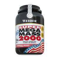 Гейнер, Mega Mass 2000, Weider, 1,5 кг (Ніжний шоколад)