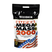 Гейнер, Mega Mass 2000, Weider, 5 кг (Печиво з кремом)