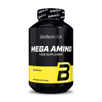 Амінокислоти, Mega Amino, BioTech, 100 таблеток
