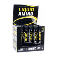 Амінокислоти, Nitron Liquid Amino, BioTech, 20 x 25 мл (Лимон)