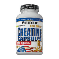 Креатин, Creatine Capsules, Weider, 100 капсул