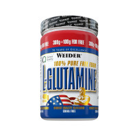 Глютамін, L-Glutamine, Weider, 400 г (Без смаку)