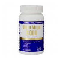 Вітаміни та мінерали, Ultra Mega Gold, GNC, 90 капсул