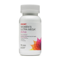 Вітаміни та мінерали, Womens Ultra Mega Active, GNC, 28 капсул