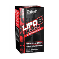 Жироспалювач, Lipo 6 black Ultra Concentrate, Nutrex, 60 капсул
