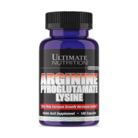 Аргинин, Arginine Pyroglutamate Lysine, Ultimate Nutrition, 100 капсул