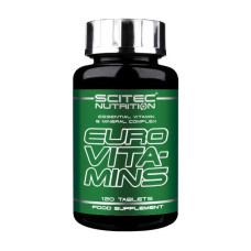Витамины и минералы, Euro Vita-Mins, Scitec Nutrition, 120 таблеток