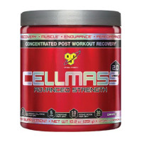 Креатин, Cellmass 2.0, BSN, 291 г (Голубая малина)