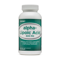 Добавка для здоровья, Alpha-Lipoic Acid 600, GNC, 60 капсул