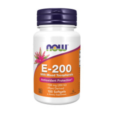E-200 with Mixed Tocopherols (100 softgels)