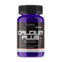 Кальцій, Calcium Plus, Ultimate Nutrition, 45 таблеток