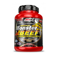 Яловичий протеїн, Beef Monster Protein, AMIX, 1 кг (Полуниця-банан)