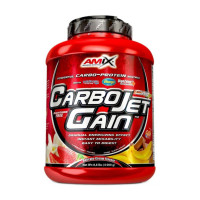 Гейнер, Carbo Jet Gain, AMIX, 4 кг (Клубничный крем)