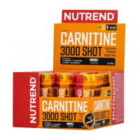 L-карнітин, Carnitine 3000 Shot, Nutrend, 20 × 60 мл (Апельсин)
