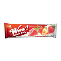 Протеїновий батончик, Wow! Protein Bar, Fitness Authority, 60 г (Мигдаль, карамель, шоколад)