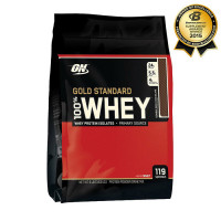 Сироватковий протеїн, 100% Whey Gold Standard, Optimum Nutrition, 3,63 кг (Подвійний насичений шоколад)