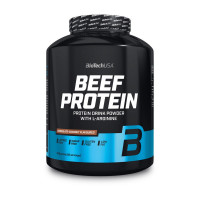 Говяжий протеин, BEEF Protein, BioTech, 1,8 кг (Клубника)