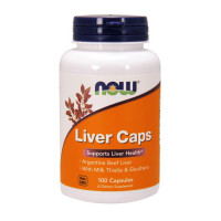 Добавка для здоровья, Liver Caps, NOW, 100 капсул