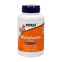 Добавка для здоров'я, Melatonin 5 mg, NOW, 180 капсул