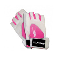 Pink Fit Gloves (white-pink) (S, M, L, XL)