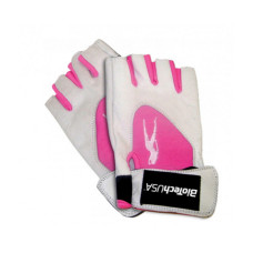 Pink Fit Gloves (white-pink) (S, M, L, XL)