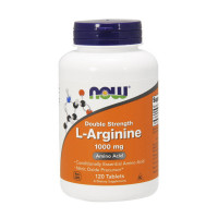 Аргінін, L-Arginine 1000 mg, NOW, 120 таблеток
